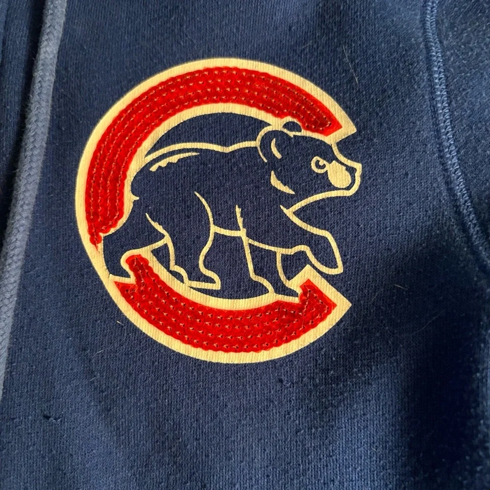 Victoria's Secret Blue and Silver Cubs Full Zip Hoodie - Picture 3 of 6